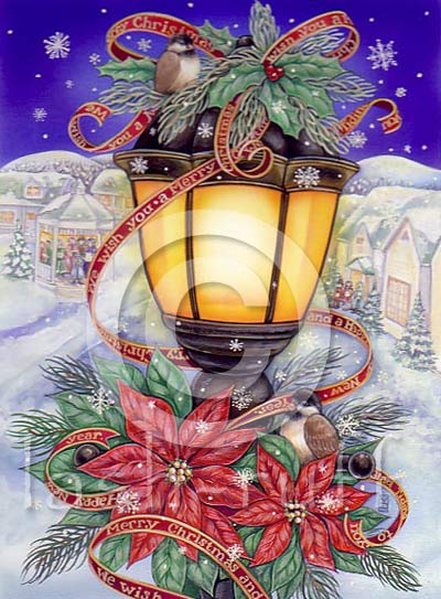 holiday lamp post